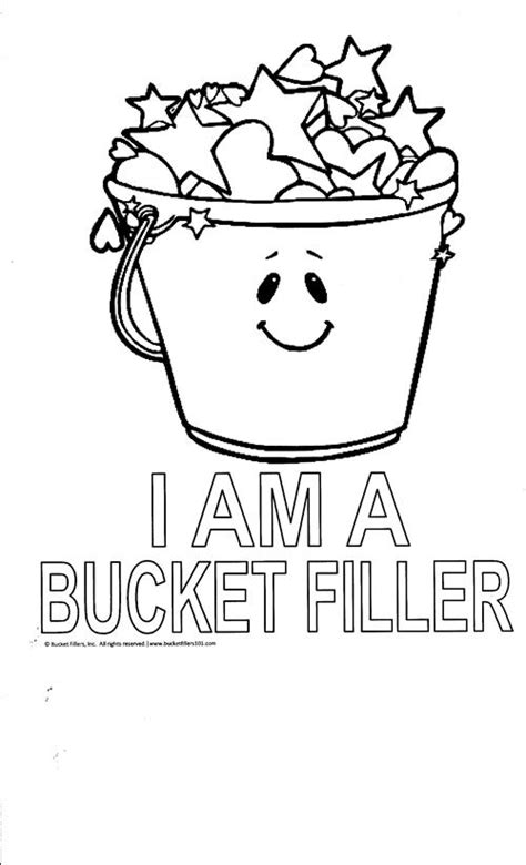 Bucket Filler Template Printable